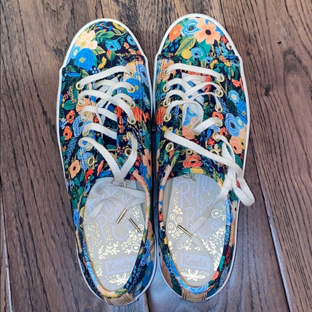 Keds Multicolor Floral Design Shoes